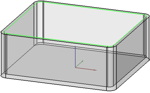 Screenshot einer Kiste mit markierter Innenkontur