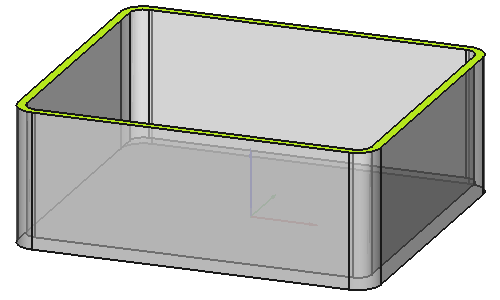 Screenshot einer Kiste mit markierter Fläche