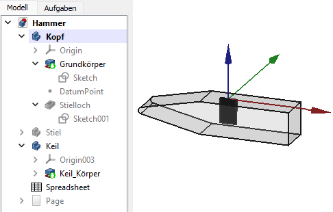 Screenshot Baumansicht