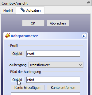 Screenshot Maske für Rohrparameter [Additive Pipe]