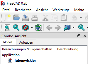 Screenshot Tubenwickler in der Baumansicht