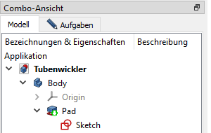 Screenshot der Baumansicht