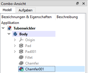 Screenshot Baumansicht