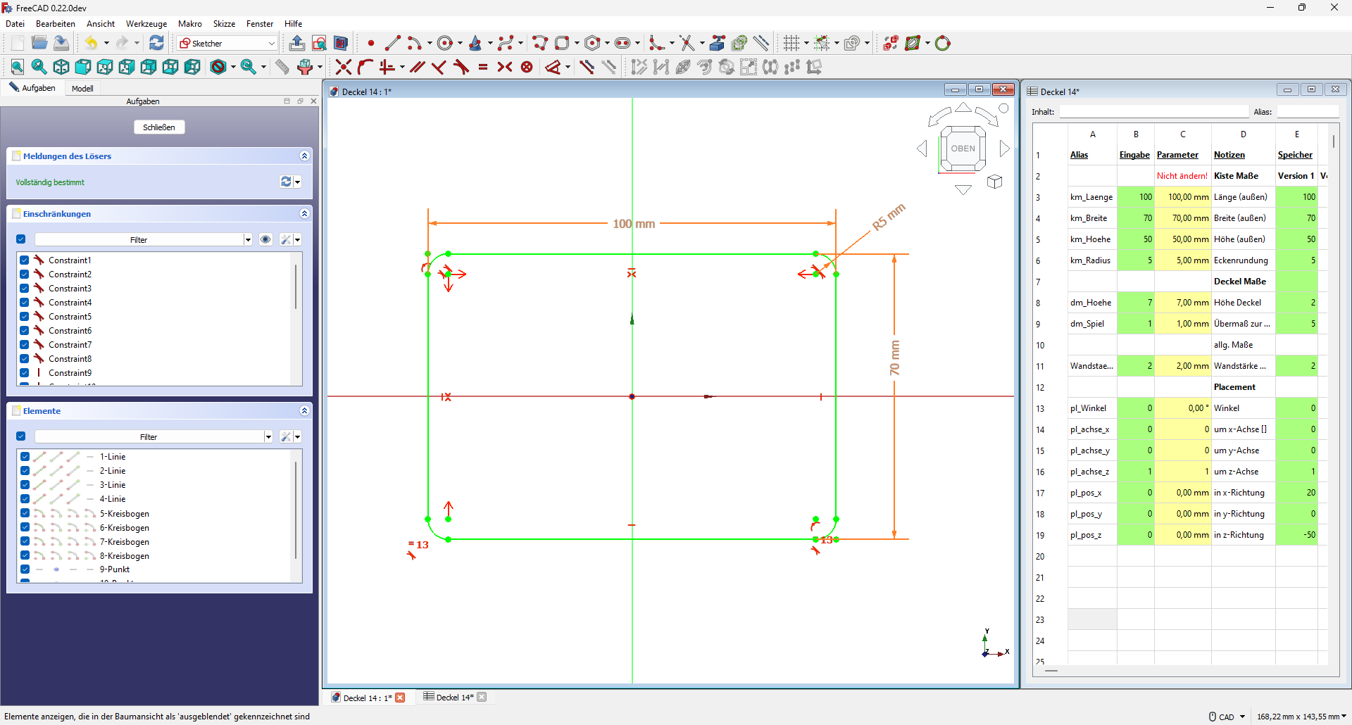 Screenshot Arbeitsplatz