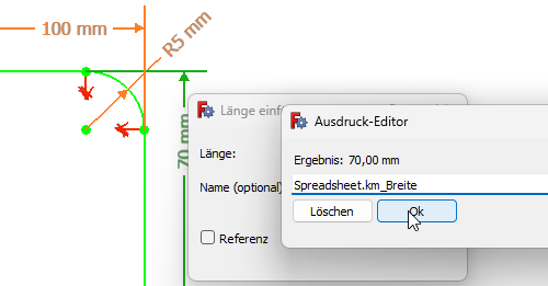 Screenshot Ausdruck-Editor