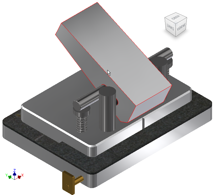 CAD-Zeichnung des Lochers