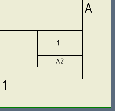 Technische Zeichnung im Format DIN A2